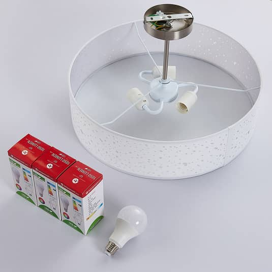 Lindby Smart LED-Deckenlampe Deckenlampe Lampe Leuchte Licht Alwine App Abst467