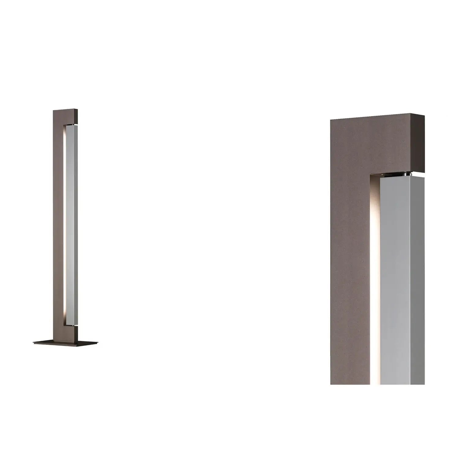 B-Ware Nemo Ara Stehlampe Leuchte Led Dim To Warm Mokka Aluminium Wohnzimmerlampe 178cm - 7024099