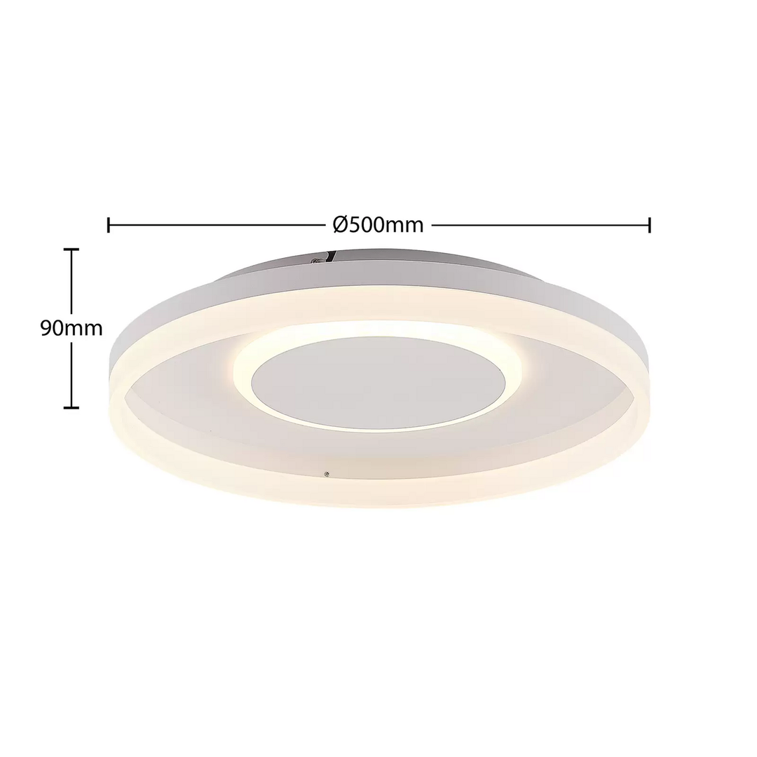 Lindby Deckenleuchte Deckenlampe Deckenlicht Lampe Felisha Dimmbar weiß RGBW LED