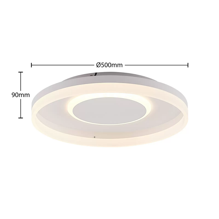 Lindby Deckenleuchte Deckenlampe Deckenlicht Lampe Felisha Dimmbar weiß RGBW LED
