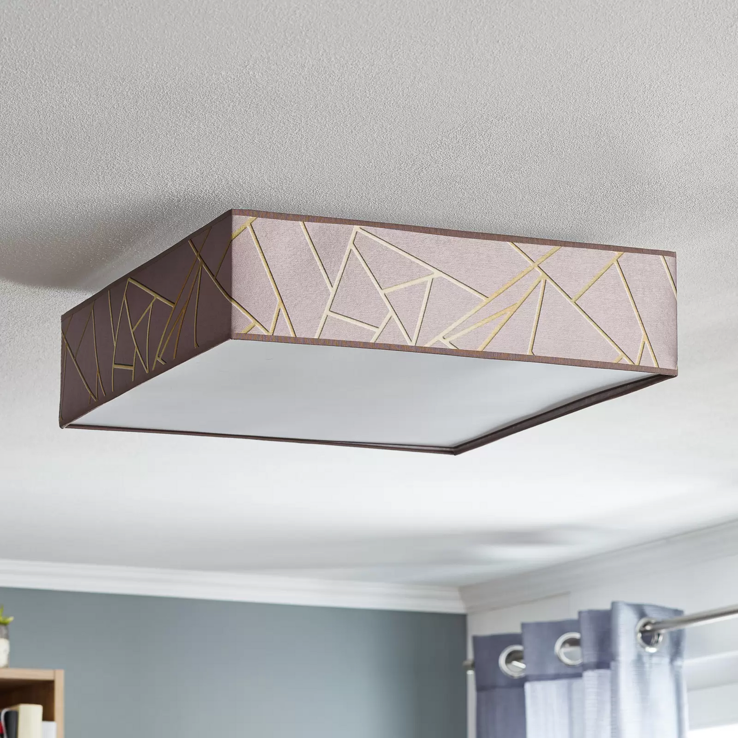 Milagro Deckenleuchte Zulu Deckenlampe Wohnzimmerlampe Leuchte Lampe Altrosa B-Ware - 5902693775867