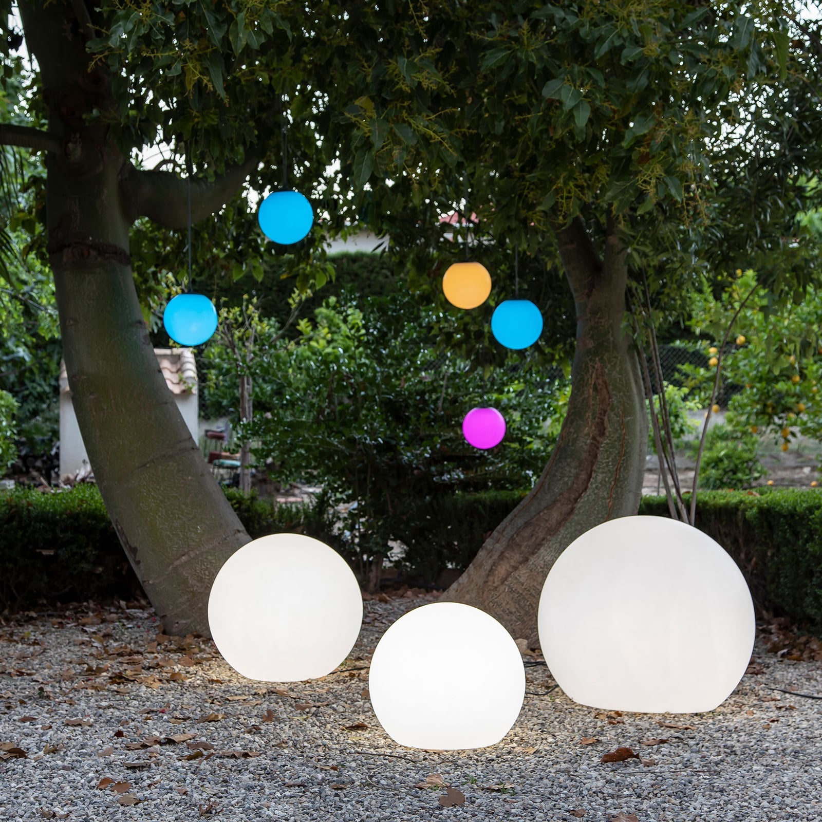 Newgarden Kugelleuchte Solarleuchte Außenbeleuchtung Gartenlampe Lum Buly 50cm - 8436558745490