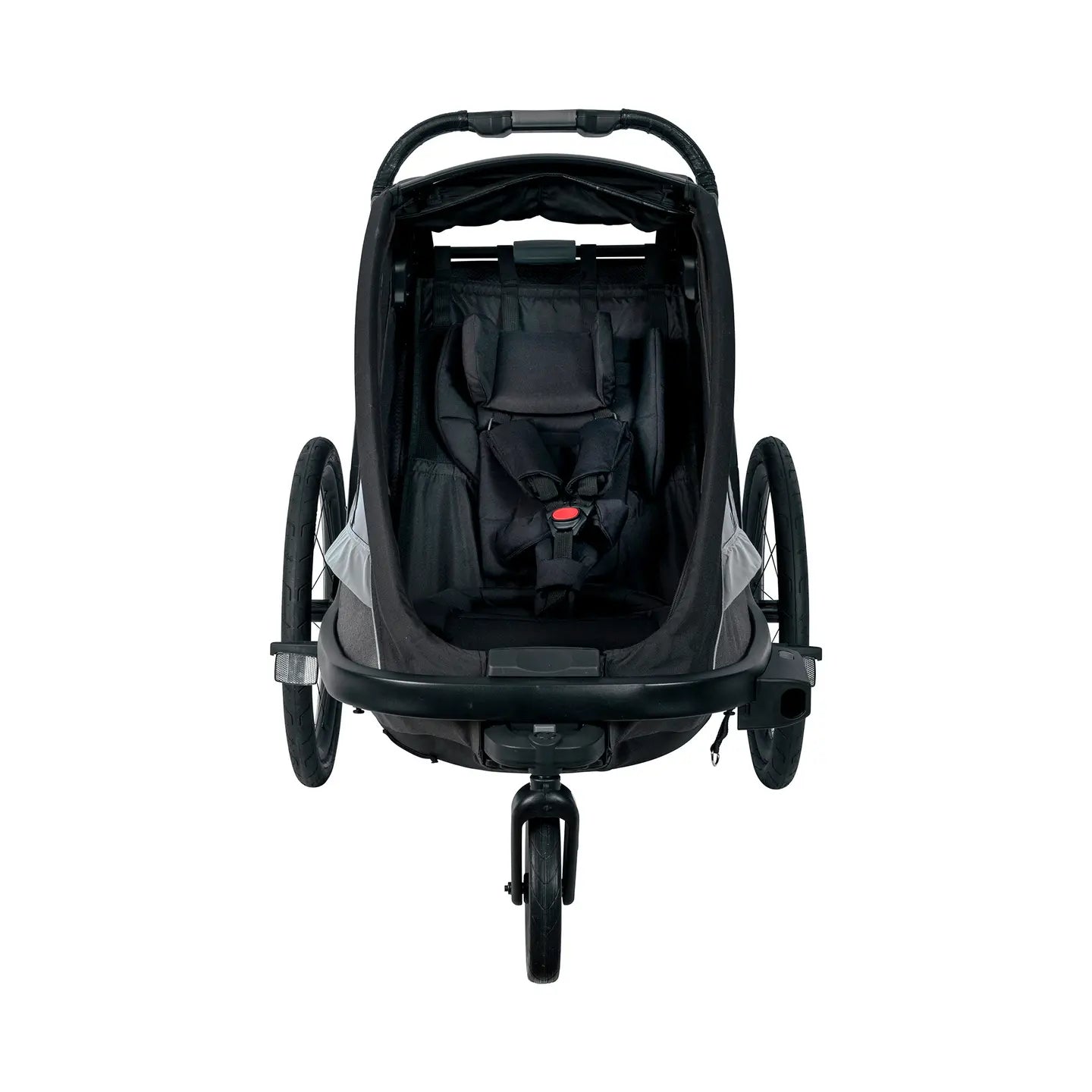 B-Ware Hamax Cocoon One Fahrradanhänger Buggy Kindertransport Grau Schwarz Einsitzer - 7029774002365