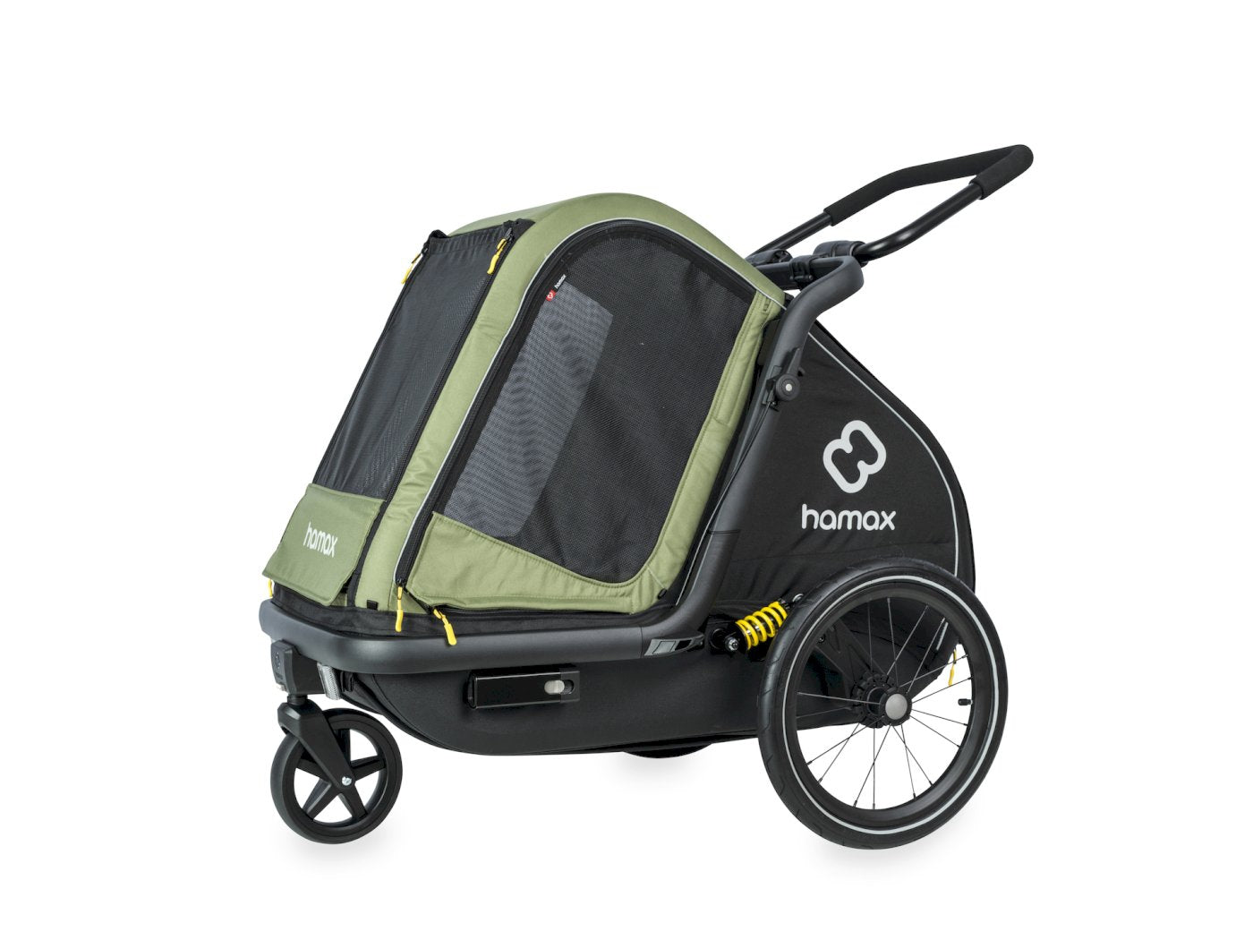 B-Ware Hamax Hundeanhänger Fahrradanhänger Pluto Medium Buggy Funktion Lastenanhänger - 7029774005014