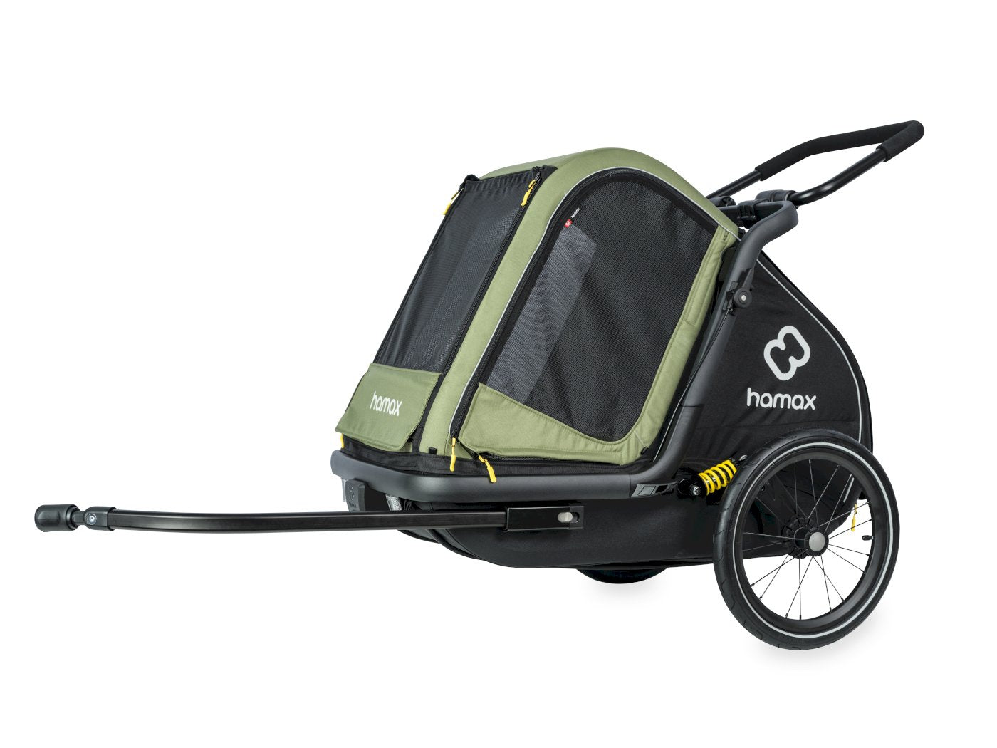 B-Ware Hamax Hundeanhänger Fahrradanhänger Pluto Medium Buggy Funktion Lastenanhänger - 7029774005014