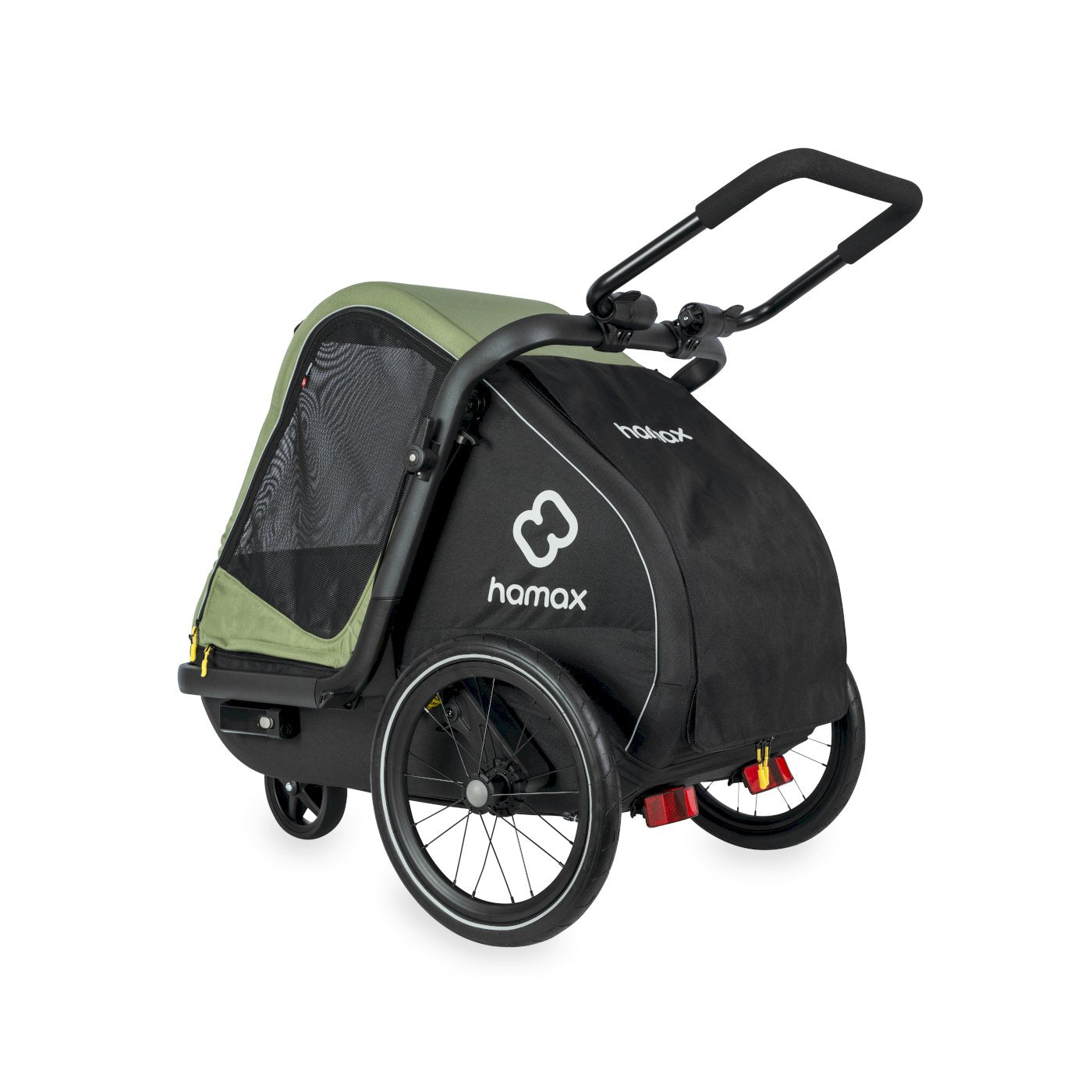 B-Ware Hamax Hundeanhänger Fahrradanhänger Pluto Medium Buggy Funktion Lastenanhänger - 7029774005014