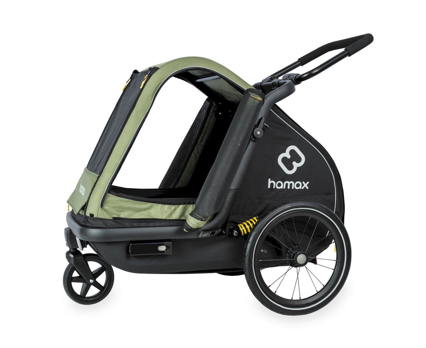 B-Ware Hamax Hundeanhänger Fahrradanhänger Pluto Medium Buggy Funktion Lastenanhänger - 7029774005014