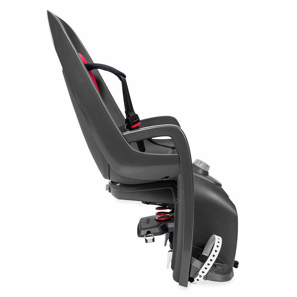 Hamax Caress Fahrrad Kindersitz Sitz Fahrradsitz Gepäckträgermontage Grau Rot  B-Ware - 7029775531130