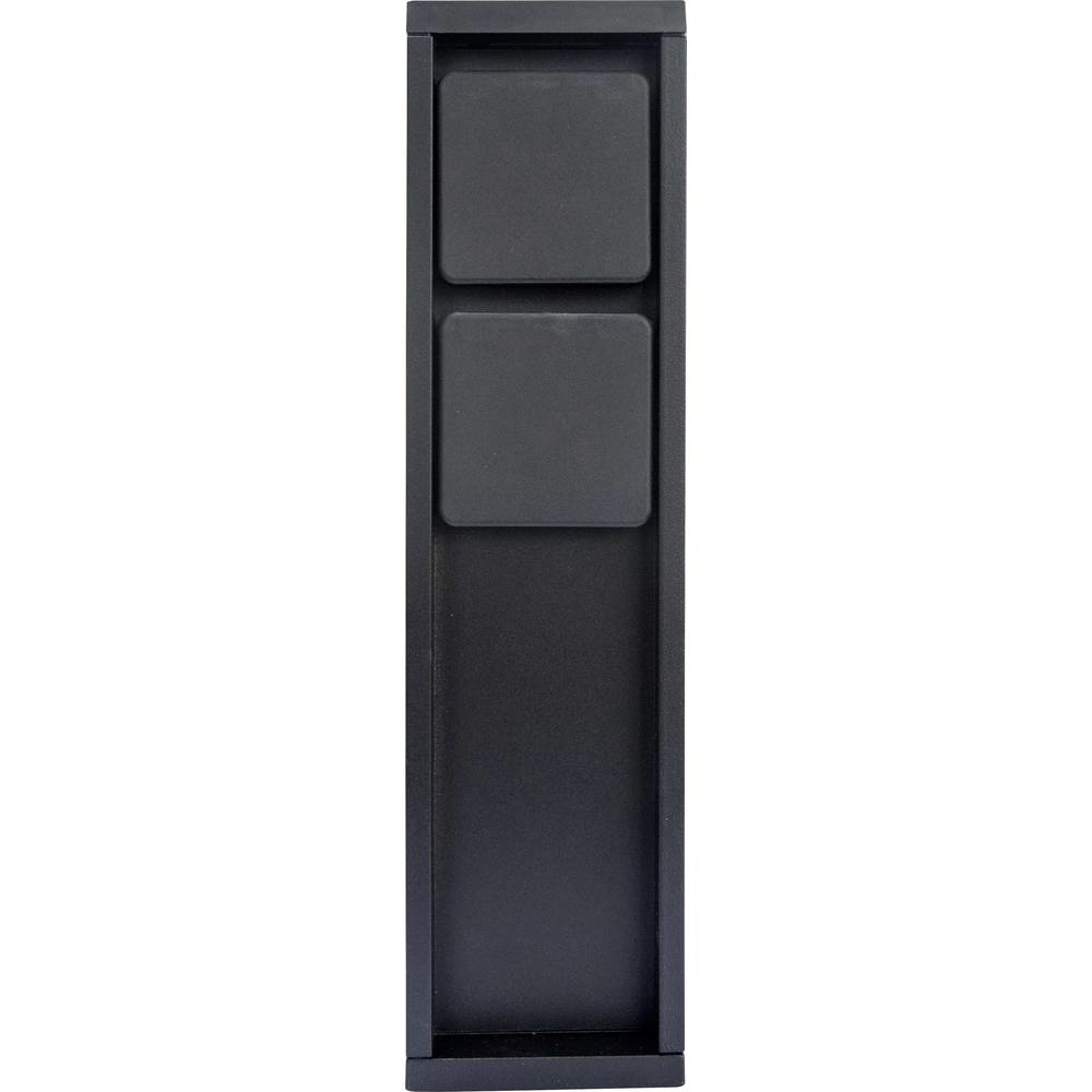 B-Ware Lutec 9702201012 Stromverteiler Für Garten 2 Steckdosen Verteilerdose Anthrazit