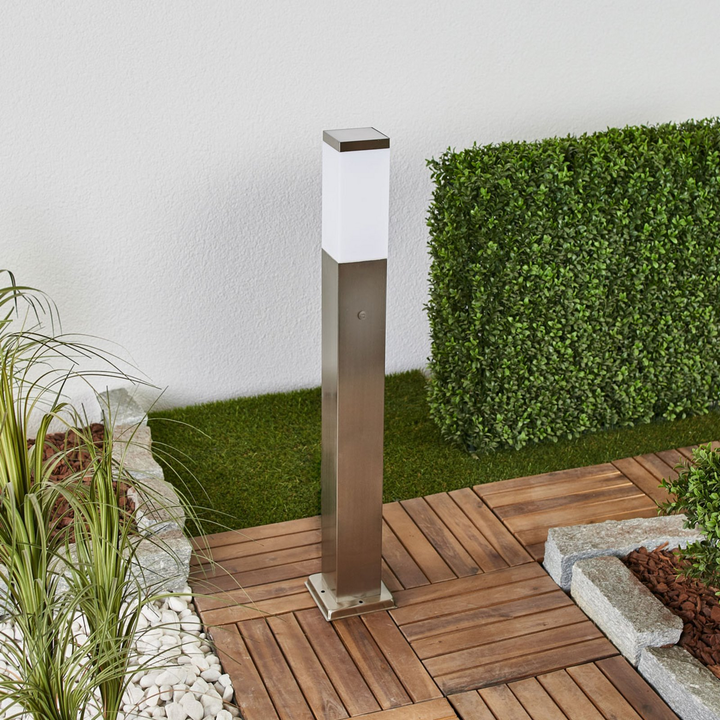 G & L Handels GmbH LED-Wegeleuchte Sockelleuchte Leuchte zwei Steckdosen Sensor