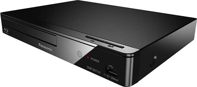 Lecteur Blu-ray 3D Panasonic DMP-BDT167 noir avec mise à l'échelle Full HD