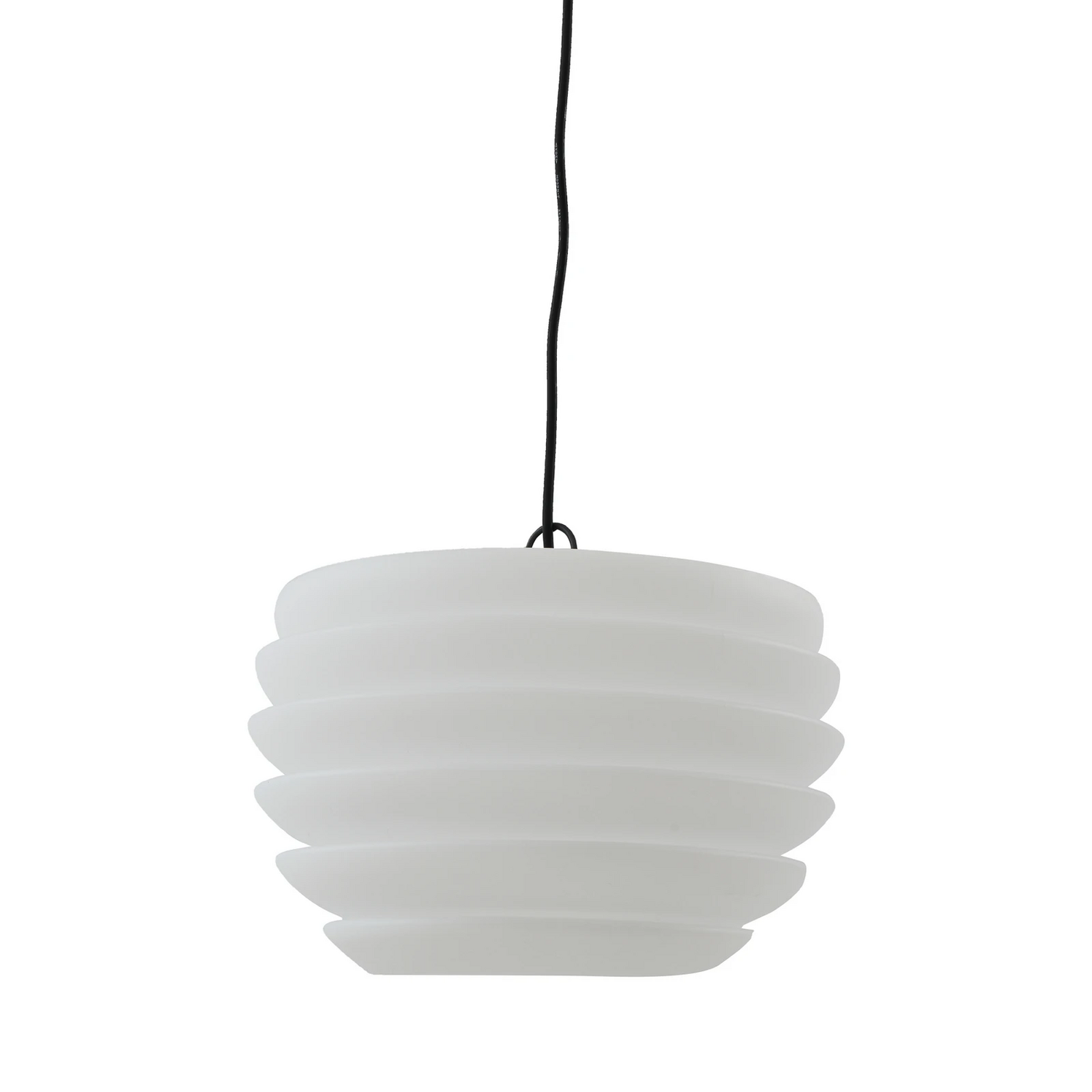 B-Ware Lindby Außenhängeleuchte Arona Weiß Kunststoff ø 38 Cm Deckenlampe Lampe Leuchte