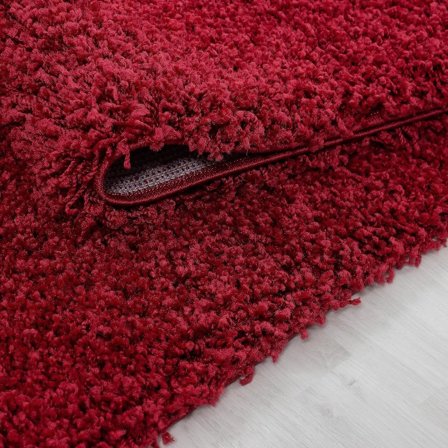 B-Ware Homeby Home Teppich Teppichläufer Rund Rot 30 Mm Wohnzimmer Schlafzimmer 120 Cm - 7101604294956