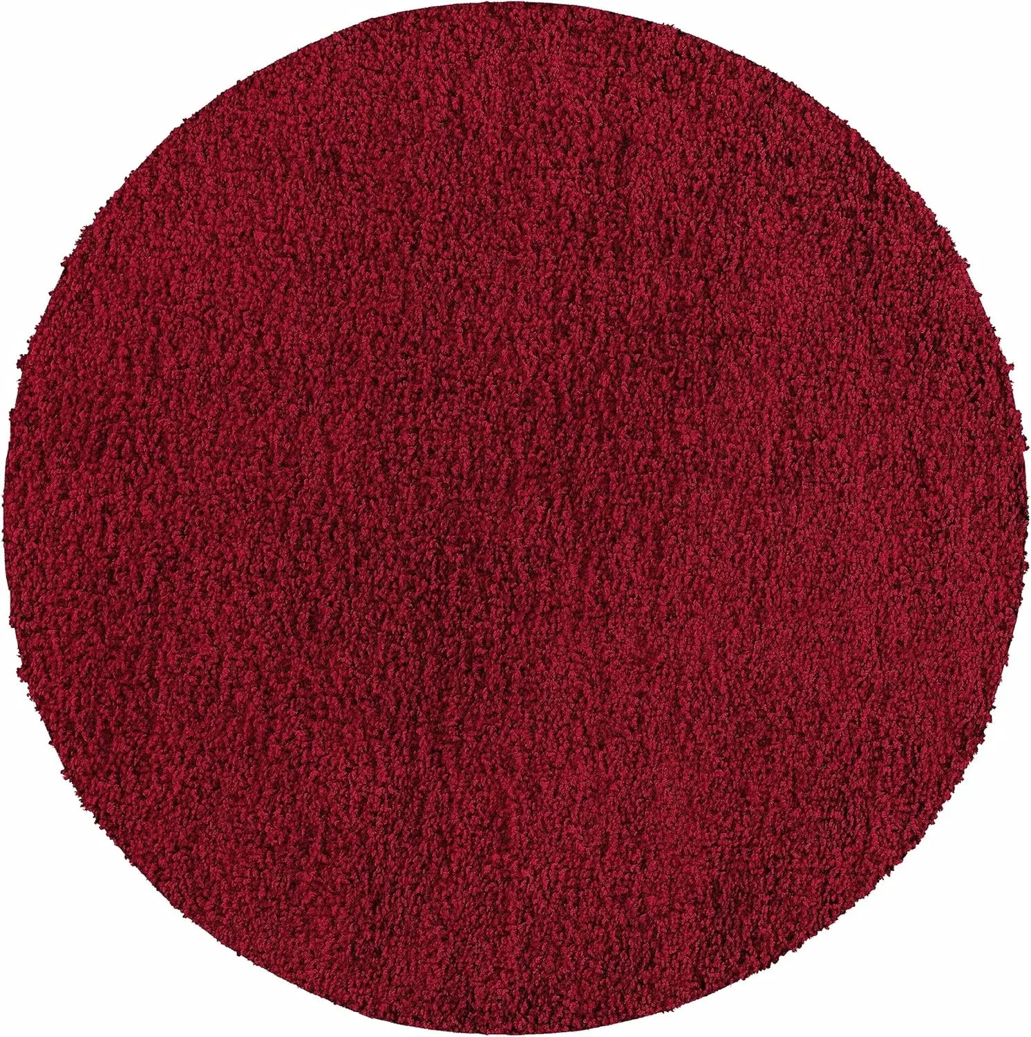 B-Ware Homeby Home Teppich Teppichläufer Rund Rot 30 Mm Wohnzimmer Schlafzimmer 120 Cm - 7101604294956