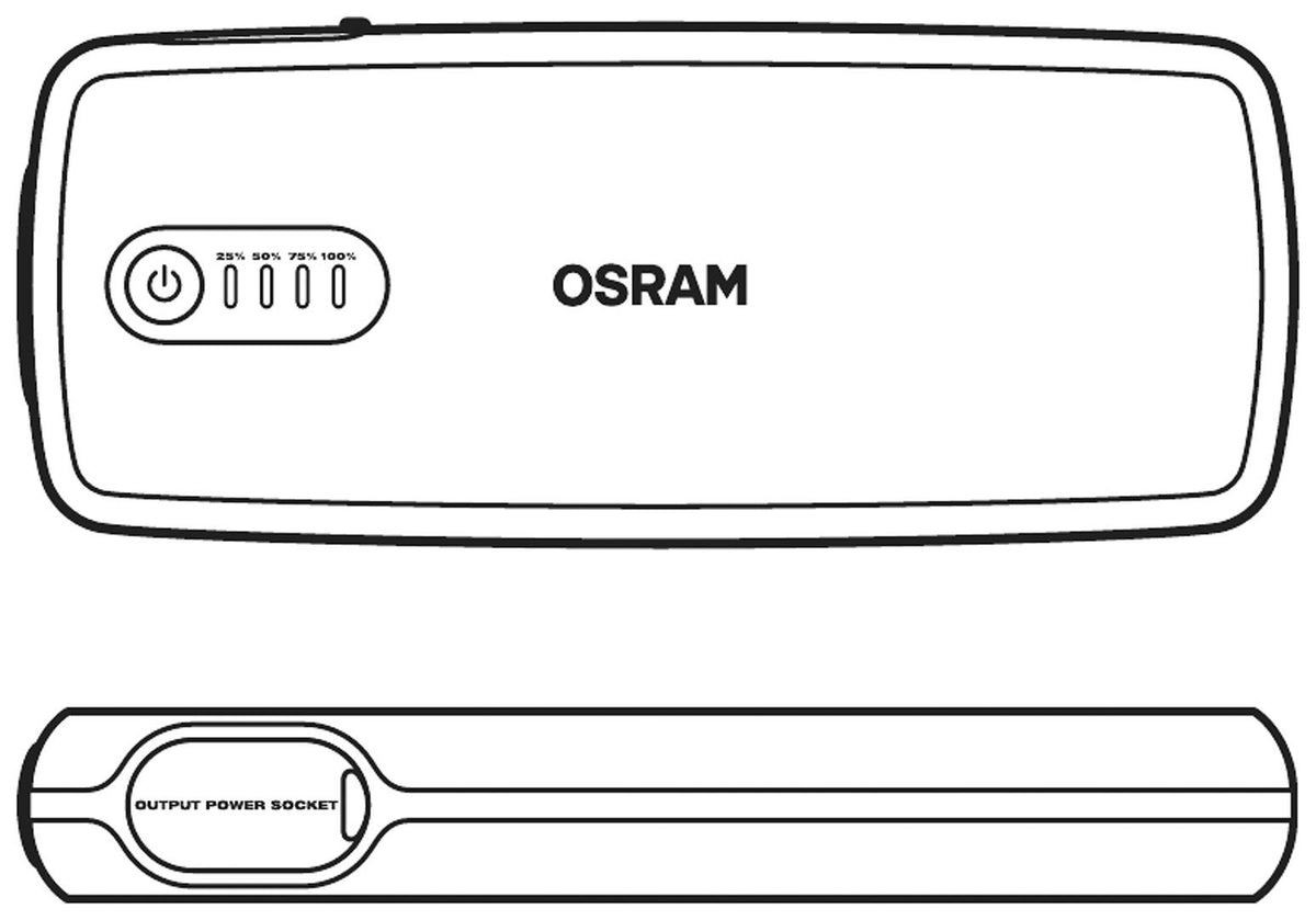 Osram Auto Schnellstartsystem BATTERYstart 400 OBSL400c SIEHE TEXT/FOTO - 4052899620490