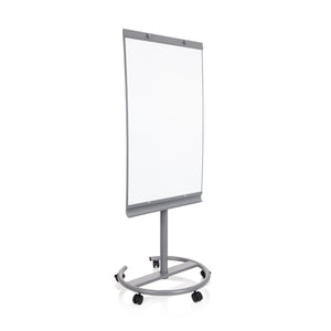 B-Ware hjh OFFICEWhiteboard Flipchart MULTIBOARD silber höhenverstellbar magnetisch