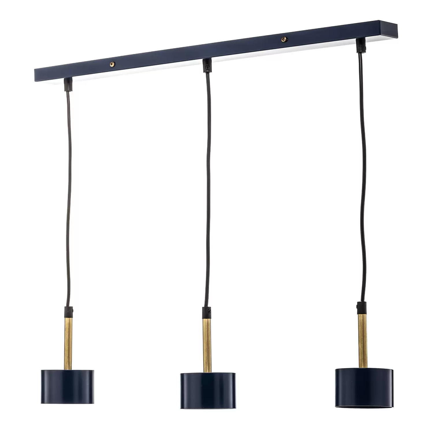 Pendellampe Arena Hängeleuchte Hängelampe Deckenlampe Lang Dreiflammig Blau G270 B-Ware - 5902693777731