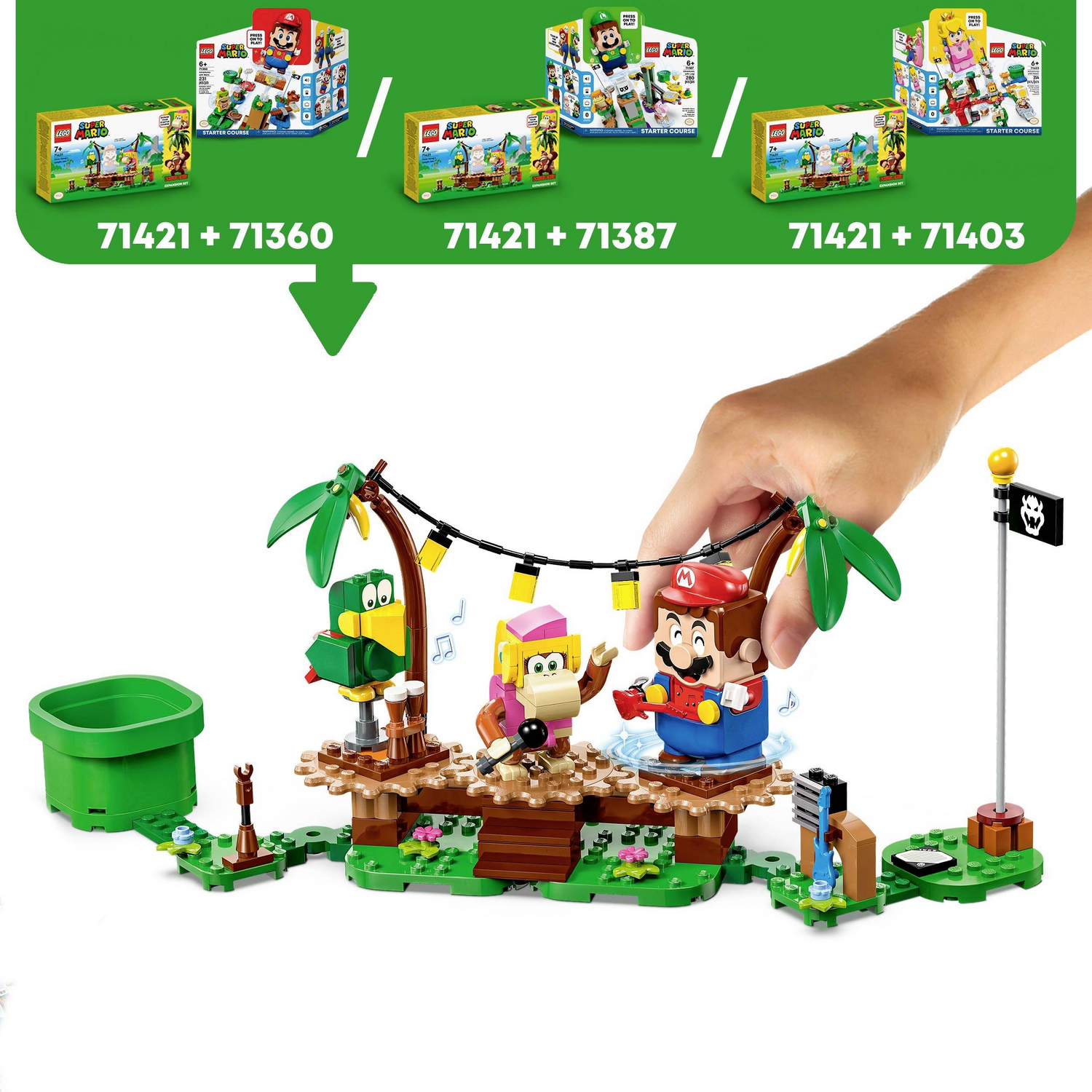 B-Ware 71421 Lego Super Mario Dixie Kongs Dschungel Jam Erweiterungsset Spielzeug - 5702017415734