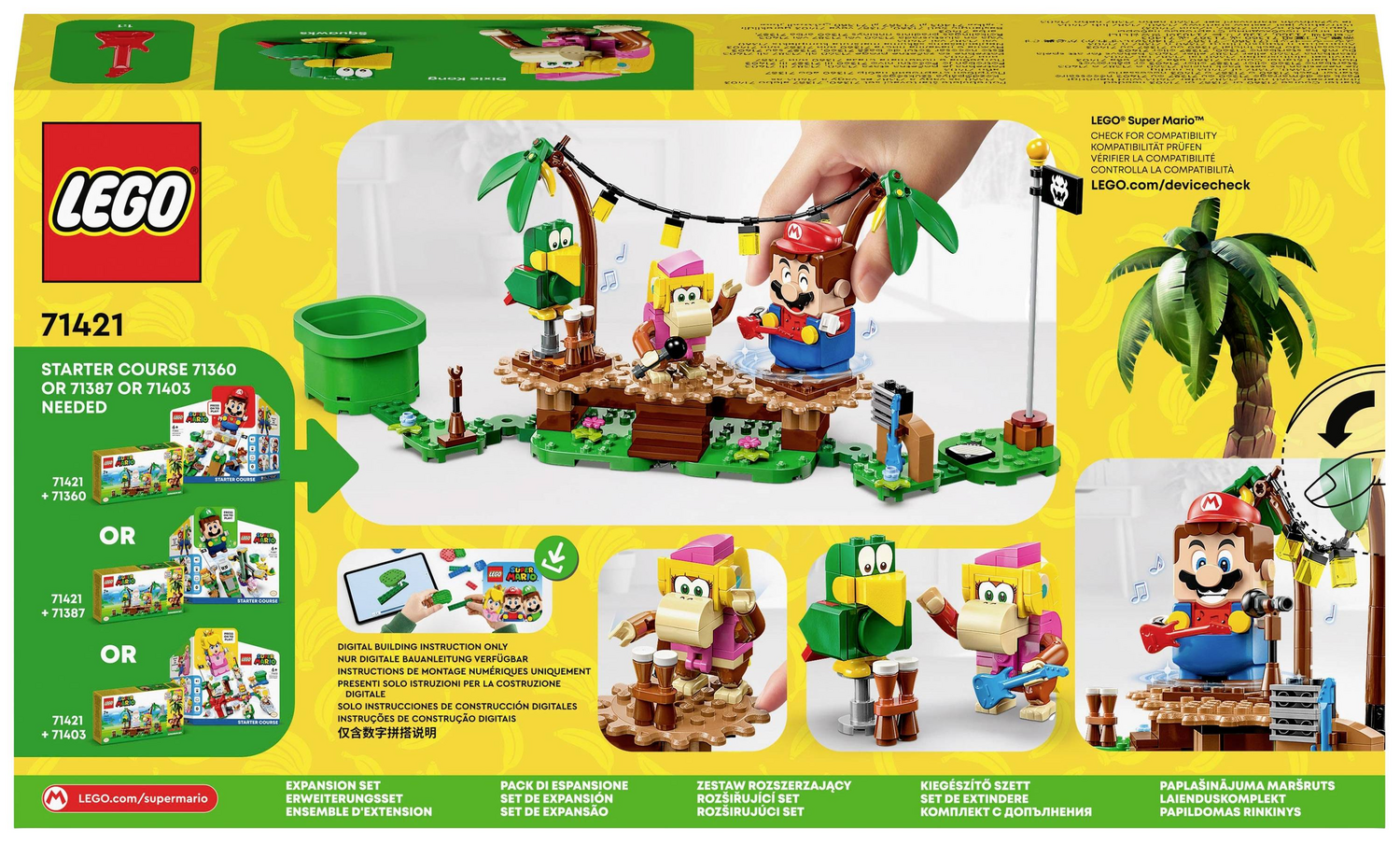 B-Ware 71421 Lego Super Mario Dixie Kongs Dschungel Jam Erweiterungsset Spielzeug - 5702017415734