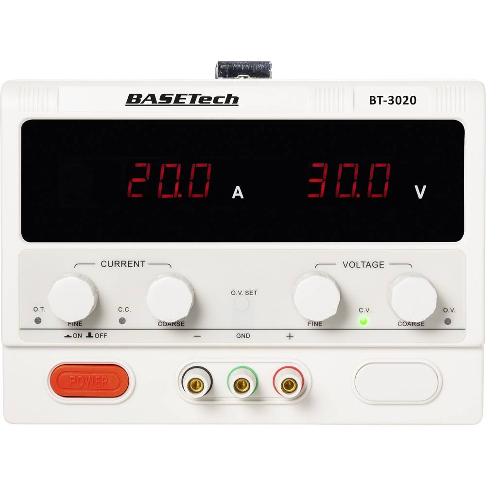 Basetech BT-3020 Labornetzgerät einstellbar 0 - 30 V/DC 0 - 20 A 600 W Netzgerät