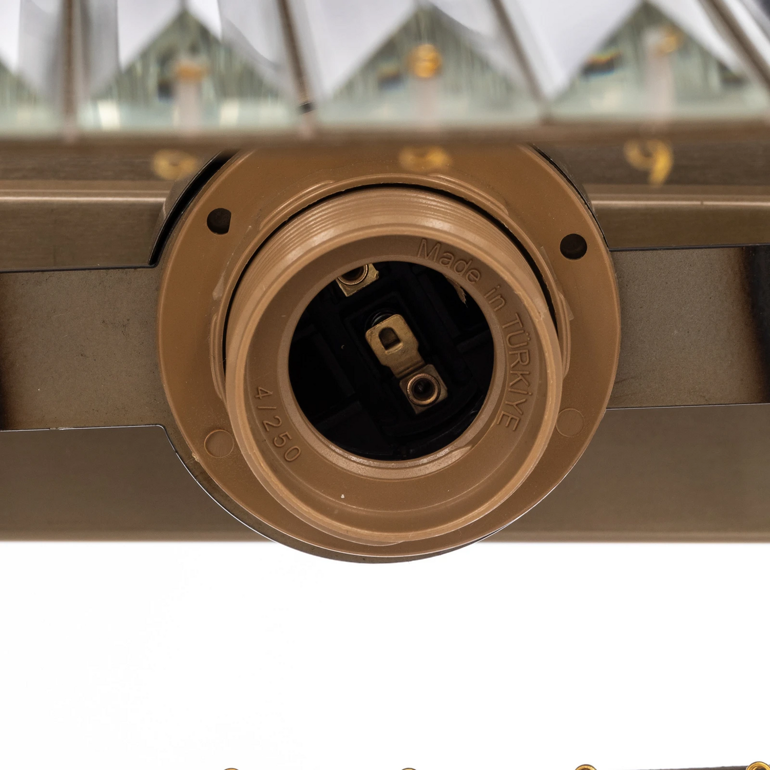 B-Ware Deckenleuchte AV-1795-4EY 4-fl. Balken antikgold Deckenlampe Lampe Leuchte Spot