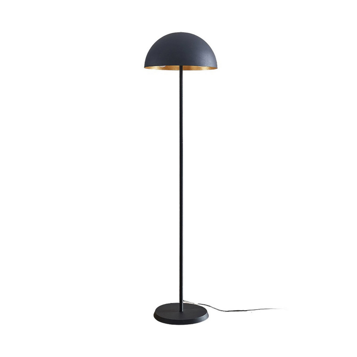 Lindby Stehleuchte Idalene aus Metall Stehlampe Leuchte Lampe IP20 schwarz-gold