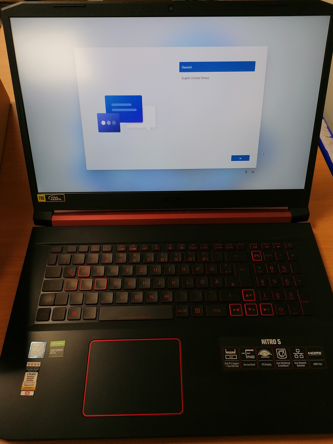 Acer Nitro 5 (An517 51 76 Cg), Gaming Notebook Mit 17,3 Zoll Display Siehe Text B-Ware