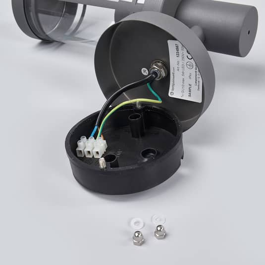 B-Ware Lindby Außen Wandleuchte Außenwandleuchte Lampe Leuchte Djori In Dunkelgrau897