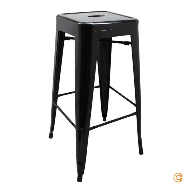 hjh OFFICE Barhocker VANTAGGIO HIGH Barstuhl Hocker Sitzhocker metallic schwarz - 4251084662288