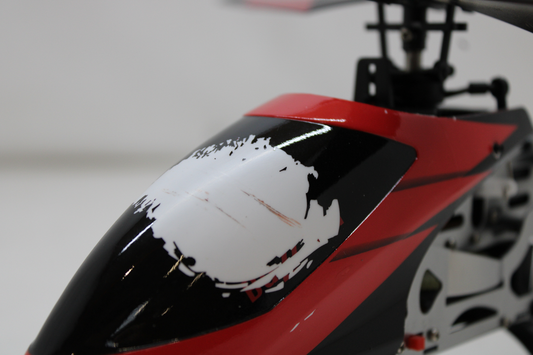 Amewi Buzzard V2 rot RC Einsteiger Hubschrauber Modellhubschrauber DEFEKTWARE