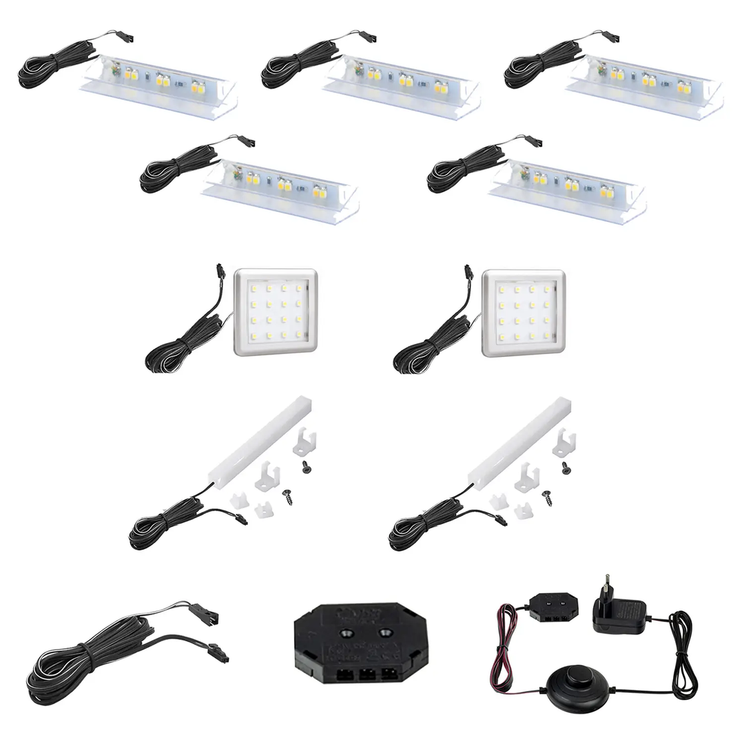 loftscape LED-Beleuchtung Fanzel Kaltweiss LED Spot LED-Leiste Spotleuchte LED