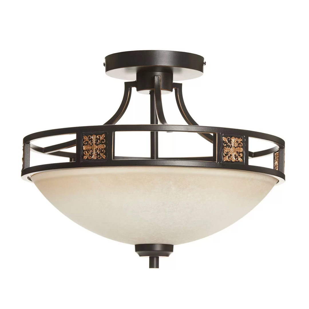 Trio Lighting Antik gestaltete Deckenleuchte Caecilia Hängeleuchte Lampe Ø 42399