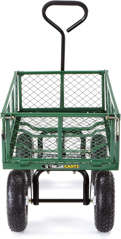 Gorilla Carts Gor400 Com Bollerwagen Gartenwagen Transportwagen Stahlwagen 180kg B-Ware