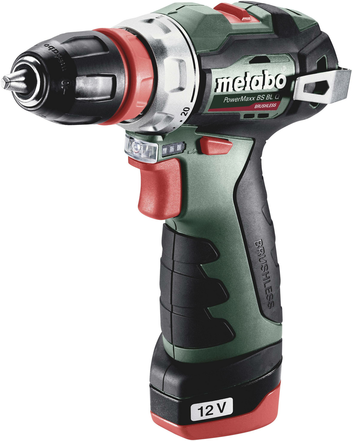 B-Ware Metabo Power Maxx Akku Bohrschrauber Bohrschrauber 12 V 2 Ah Li Ion Inkl. 2. Akku