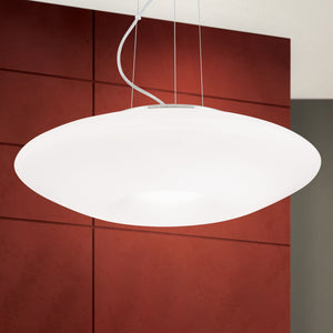 B-Ware Hängeleuchte Blanc LED Pendelleuchte Lampe dimmbar opalglas nickel matt 21cm
