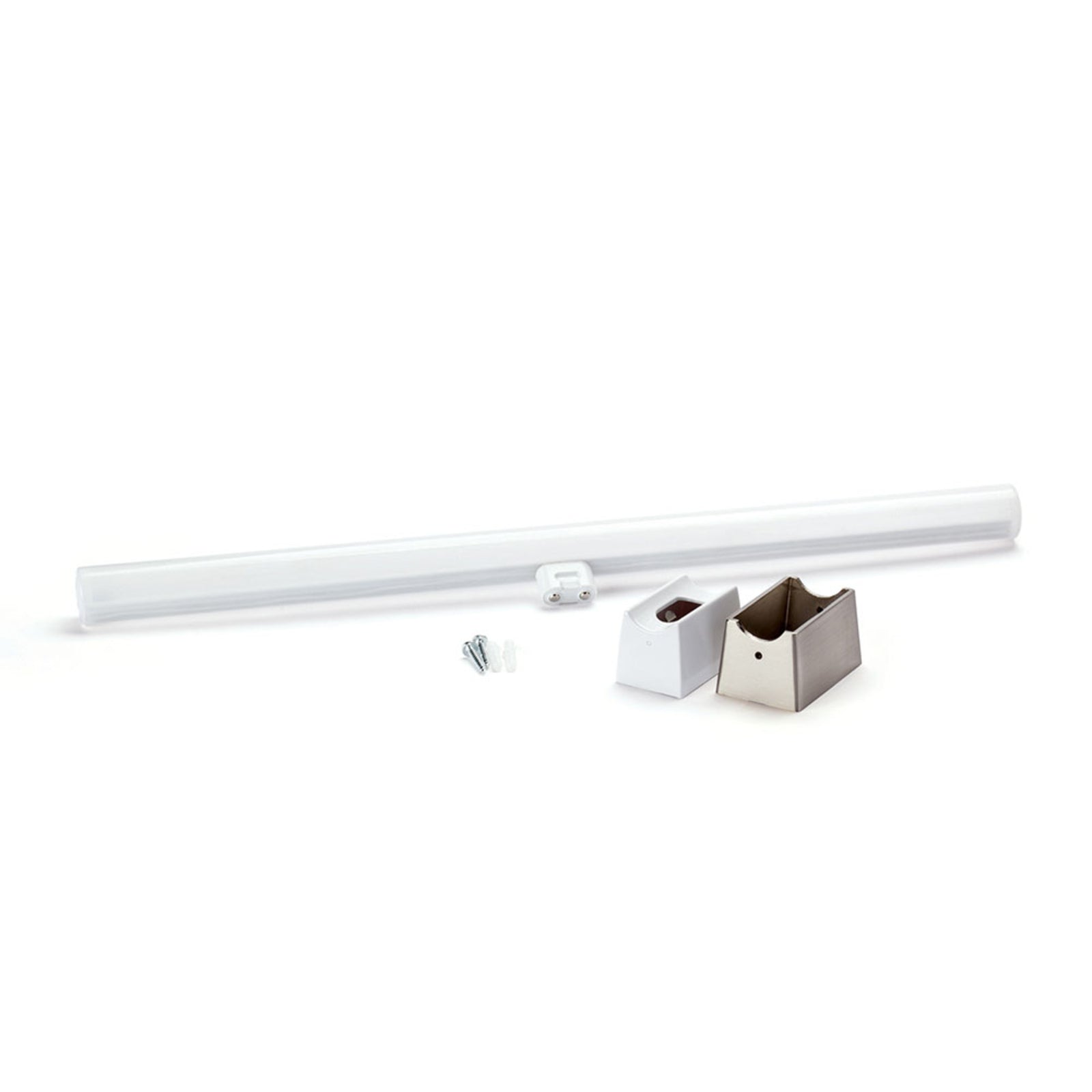 Visagist Spiegelleuchte Wandleuchte LED Lampe Halterung nickel matt Metall 50 cm - 9003090269747