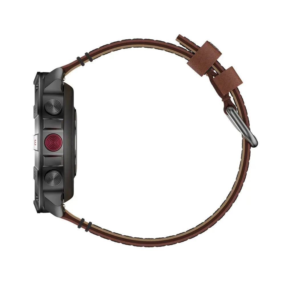 B-Ware Polar Smartwatch Grit X2 Pro Titan Lederarmband Silikonarmband Saphir Gr S M L - 725882065151