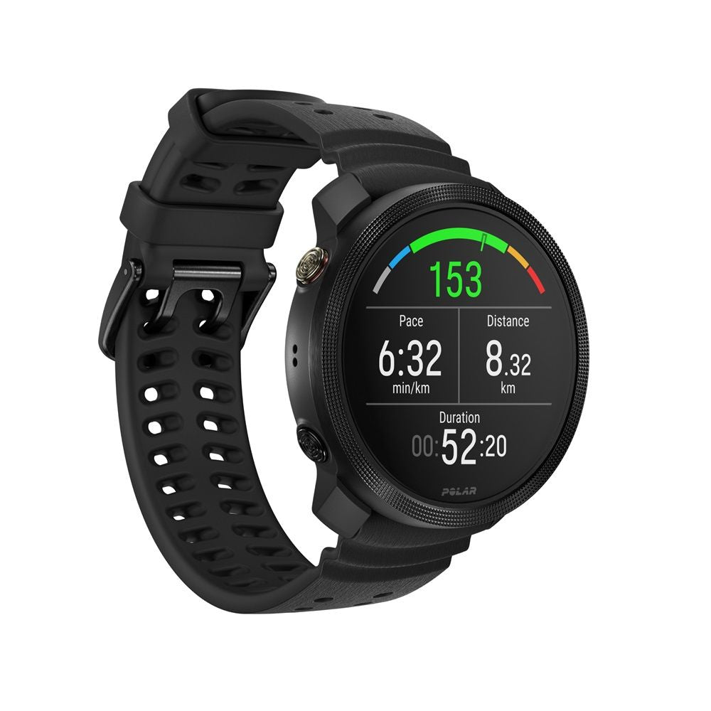 Polar Sportuhr Fitnessuhr Vantage M3 GPS Multisport Uhr Schwarz Akku Größe S 910 - 0725882066745