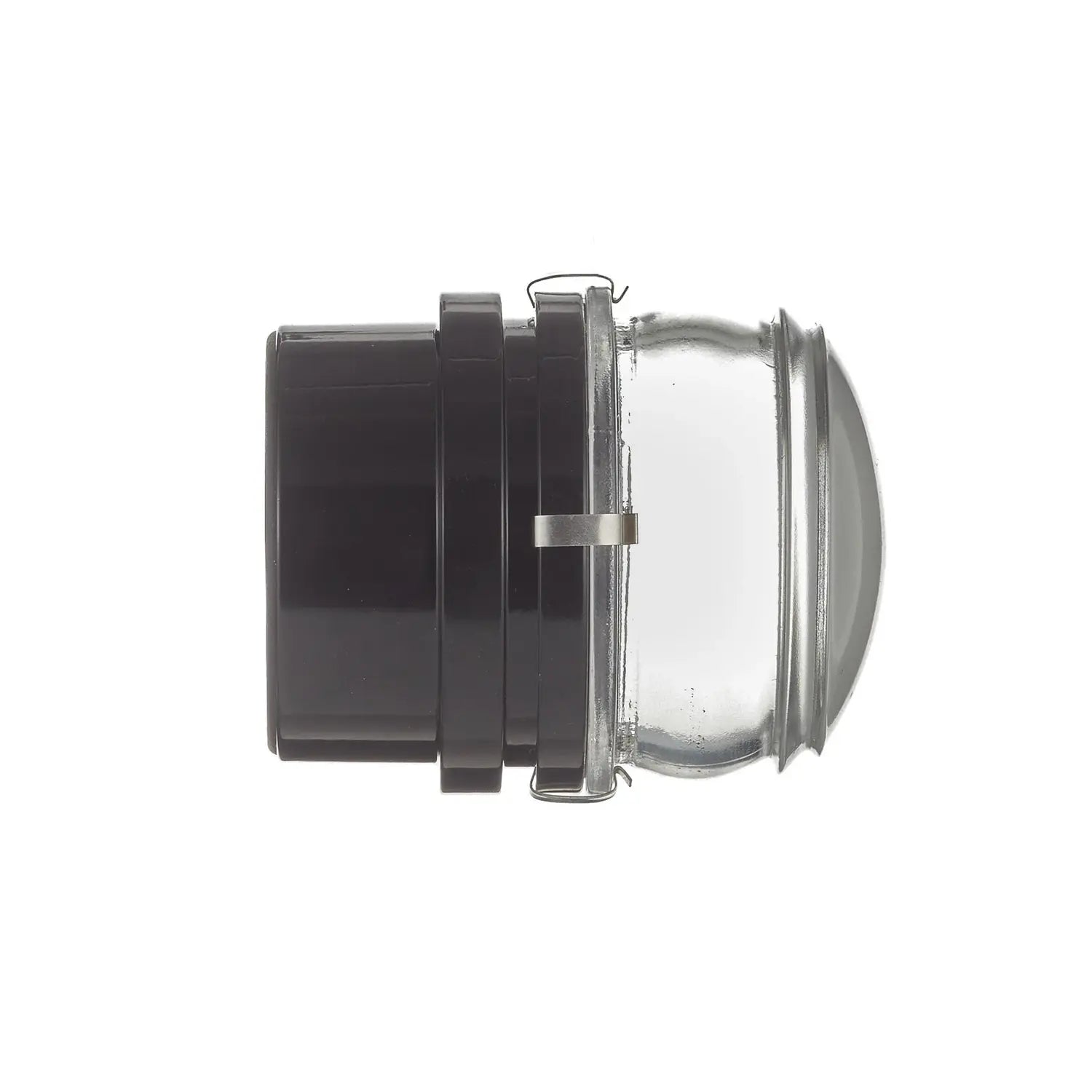 B-Ware Oluce Wandleuchte Fresnel Wandlampe Glaslinse Ip44 E14 Aluminium Glas Schwarz - 7265005