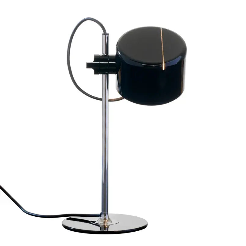 Oluce Led Tischleuchte Lampe Mini Coupè Schwarz Glänzend Aluminium 34cm 15cm B-Ware - 7265173