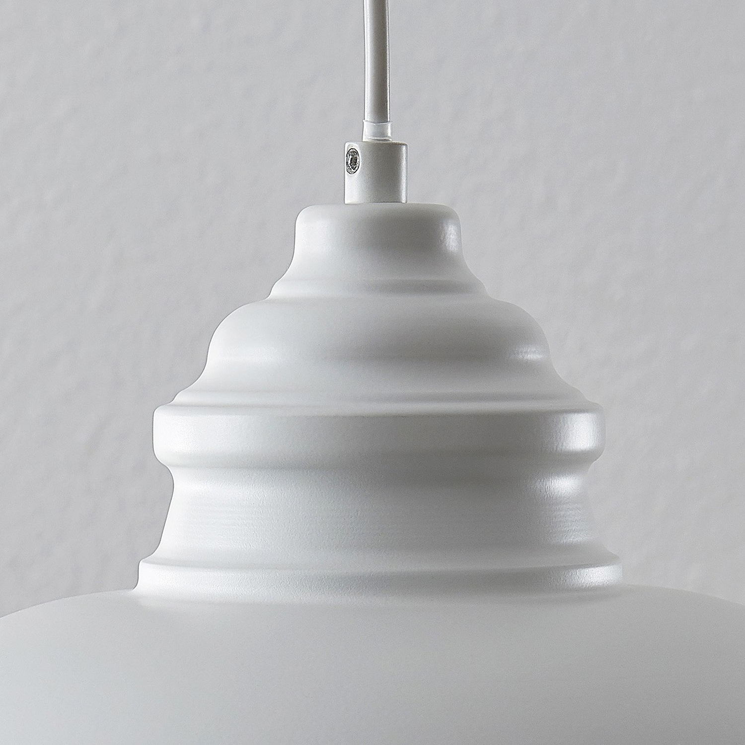 B-Ware Lindby Cliona Hängeleuchte Deckenlampe Pendelleuchte Lampe Leuchte E27 Weiß