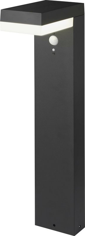 Lampe sur pied solaire d'extérieur Sygonix, 6 W, blanc neutre, noir