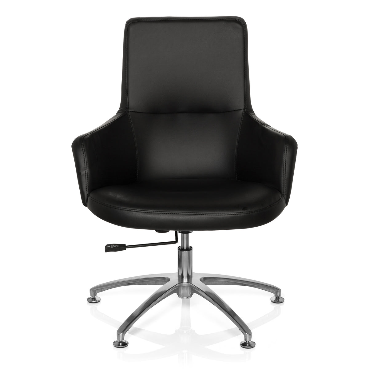 hjh OFFICE Loungesessel Stuhl Bürostuhl Kunstleder schwarz SIEHE TEXT/FOTO - 4260284086664