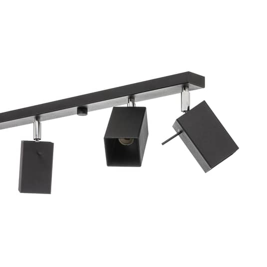Euluna Deckenstrahler Deckenlampe Leuchte Square Schwarz Sechsflammig Linear B-Ware - 5903282730410
