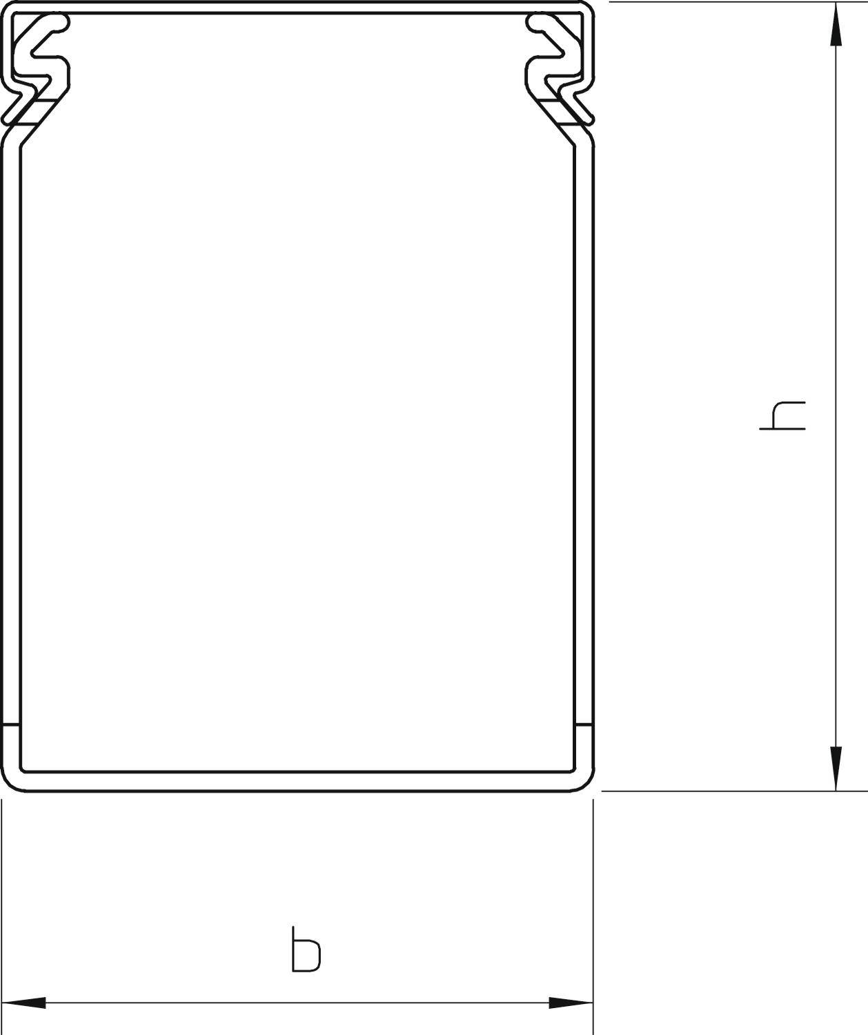 B-Ware Obo Bettermann 6178439 Verdrahtungskanal 2000 X 75 X 100mm Gehäuse 12 Stück