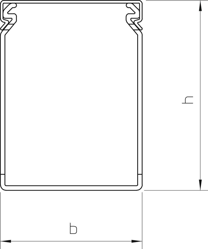 OBO Bettermann 6178439 Verdrahtungskanal 2000 x 75 x 100mm Gehäuse 12 STÜCK