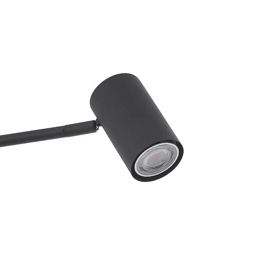 B-Ware Lindby Sanad Led Stehleuchte Stehlampe Standleuchte Leselampe Lampe Schwarz Gu10