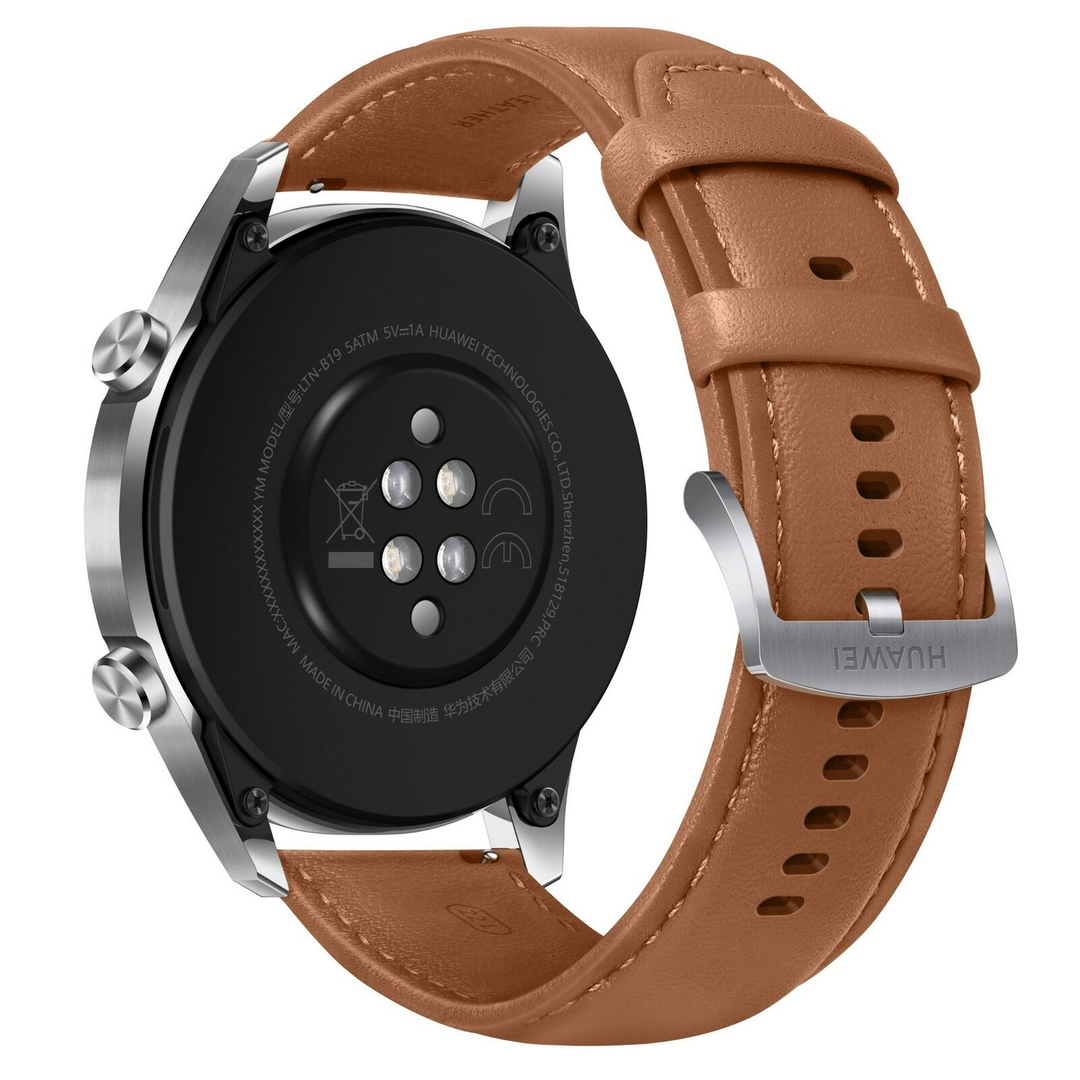 HUAWEI Watch GT 2 Classic Pebble Brown 46mm Uhr Armbanduhr DEMOARTIKEL