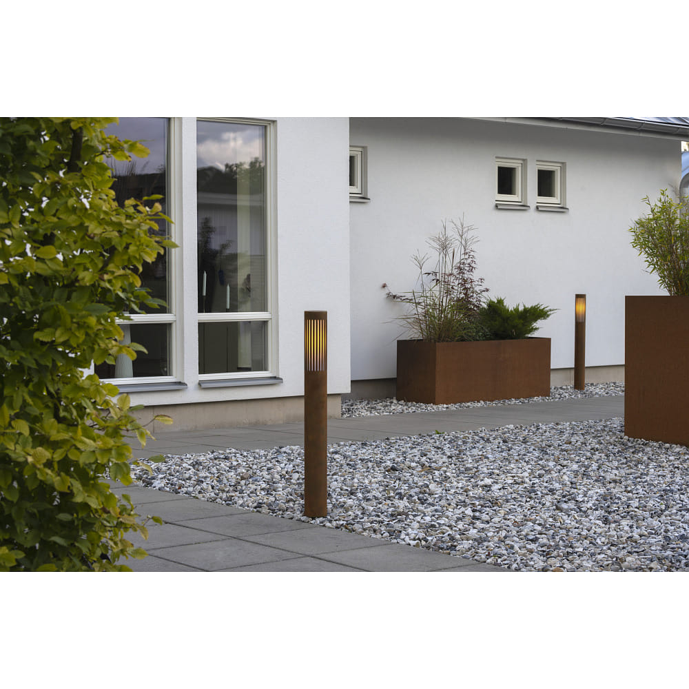 Konstsmide Wegeleuchte Gartenleuchte Outdoor Beleuchtung PISTOIA rost E27 - 7318303589720