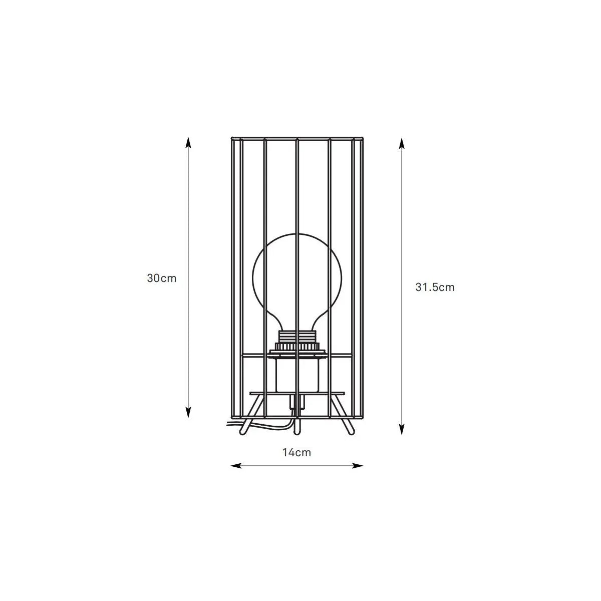 B-Ware Markslöjd Tischlampe Leuchte Hikari Tisch Lampe Stoff Metall Weiß 31,5 Cm E27 - 7330024618213